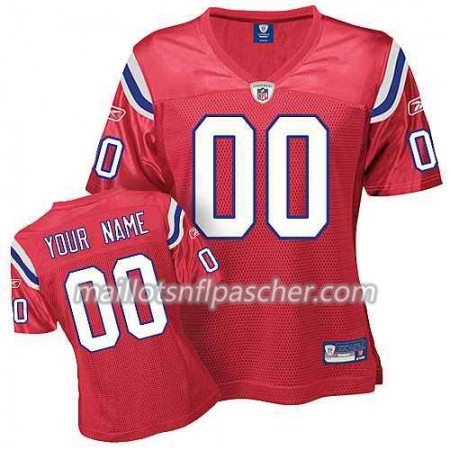 Maillot New England Patriots Custom Rouge - Femme